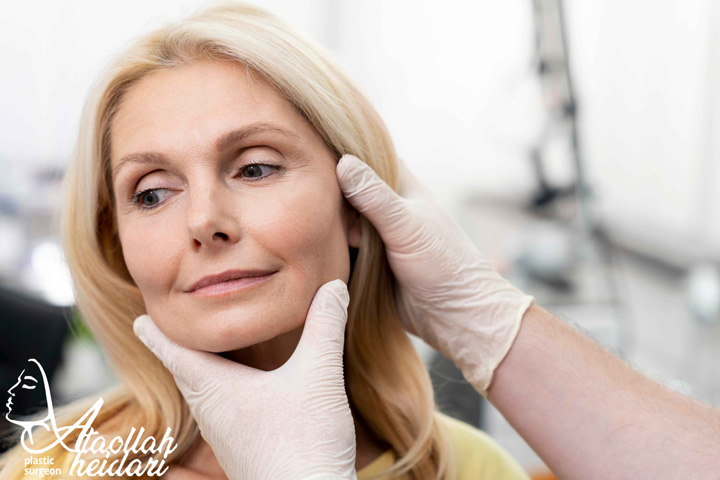 لیفت صورت با تزریق بوتاکس
