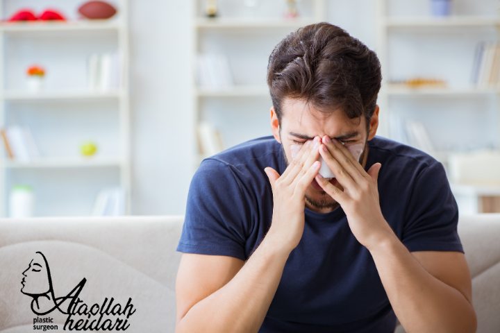 آیا حرف زدن بعد از عمل بینی باعث درد می‌شود؟